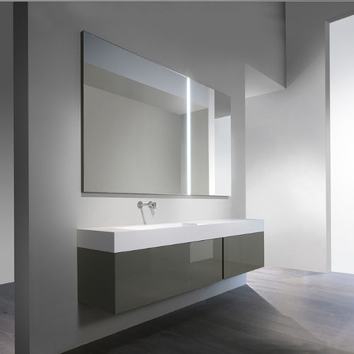 Mobile lavabo sospeso - 04 - CASA BATH - in rovere / in noce / contemporaneo