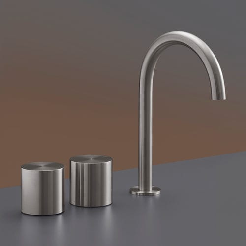 Miscelatore doppio comando per lavabo - OPS13 - CEADESIGN - da appoggio / in acciaio inossidabile / da bagno