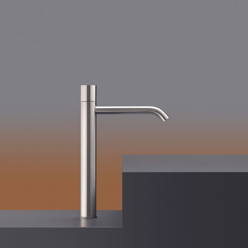 Miscelatore per lavabo - GIO64 - CEADESIGN - da appoggio / in acciaio inossidabile / da bagno