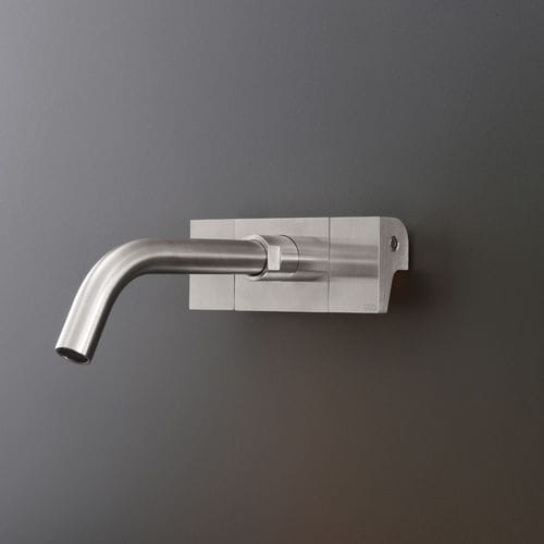 Miscelatore doppio comando per lavabo - NEU01 - CEADESIGN - da parete / in acciaio inossidabile / da bagno