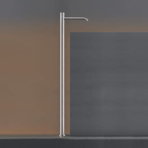 Miscelatore per lavabo - MIL020 - CEADESIGN - a pavimento / a infrarossi / in acciaio inossidabile