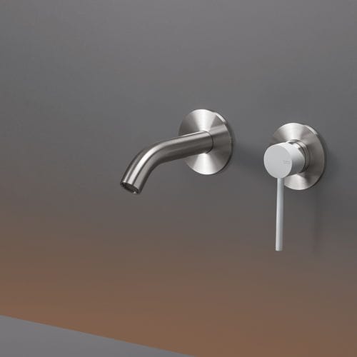 Miscelatore per lavabo - GAS04 - CEADESIGN - da parete / in acciaio inossidabile / da bagno