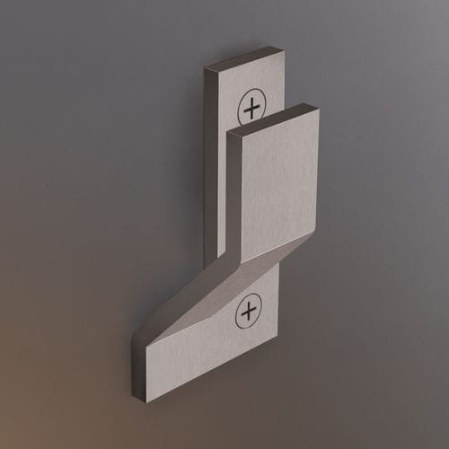 Appendiabiti da parete contemporaneo - ZIQ63 - CEADESIGN - in acciaio inossidabile / individuale / da bagno