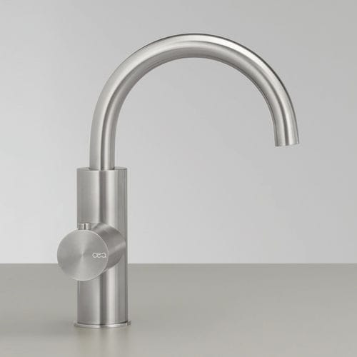 Miscelatore da appoggio - MIL211 - CEADESIGN - in acciaio inossidabile / da cucina / 1 foro