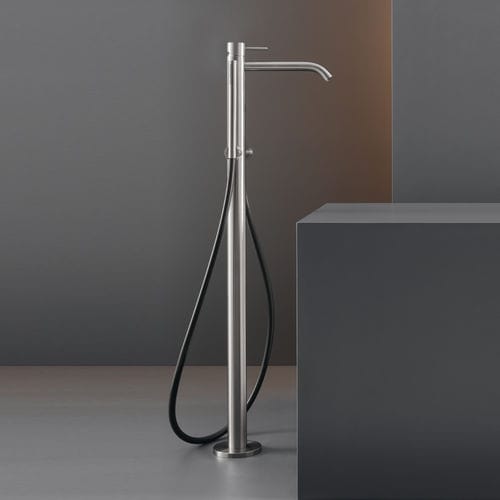 Miscelatore per vasca - MIL19 - CEADESIGN - a pavimento / in acciaio inossidabile / da bagno