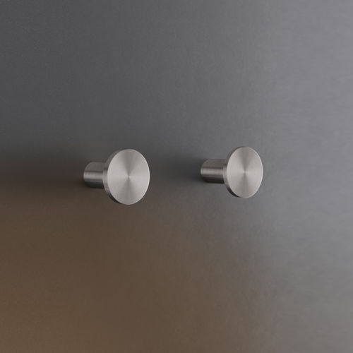Appendiabiti da parete contemporaneo - STE01 - CEADESIGN - in acciaio inossidabile / doppio / da bagno