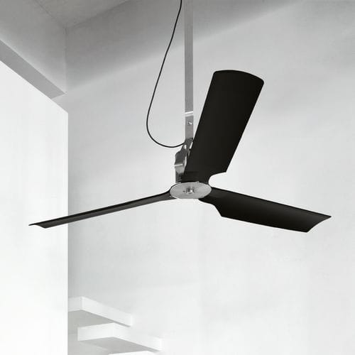 Ventilatore da soffitto residenziale - TWO02 - CEADESIGN - da interno / in acciaio / in acciaio al carbonio