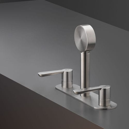 Miscelatore doppio comando per vasca - LTZ96 - CEADESIGN - da appoggio / in acciaio inossidabile / da bagno