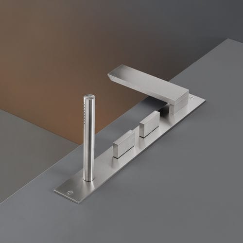 Miscelatore doppio comando per vasca - BAR37 - CEADESIGN - da appoggio / in acciaio inossidabile / da bagno