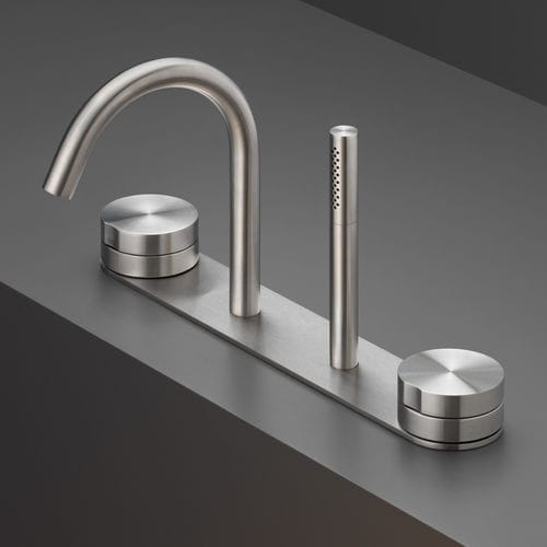 Miscelatore doppio comando per vasca - GIO115 - CEADESIGN - da appoggio / in acciaio inossidabile / da bagno