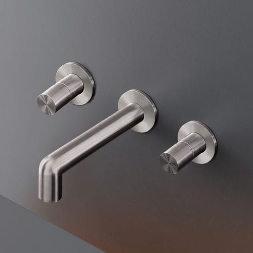 Miscelatore doppio comando per lavabo - CAR27 - CEADESIGN - per bidet / da parete / in acciaio inossidabile