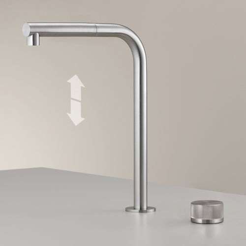 Miscelatore da appoggio - APP03 - CEADESIGN - in acciaio inossidabile / per cucina / 2 fori