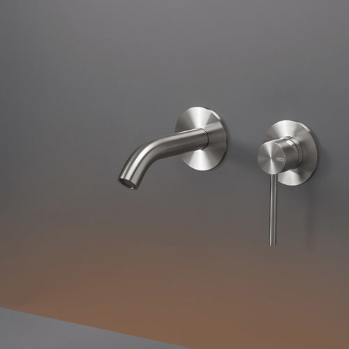 Miscelatore per lavabo - GAS04 - CEADESIGN - da parete / in acciaio inossidabile / da bagno