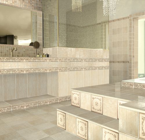 Piastrella in ceramica - GIOIELLI : AFFRESCHI - CERAMICA ALTA - levigata / da interno / da bagno