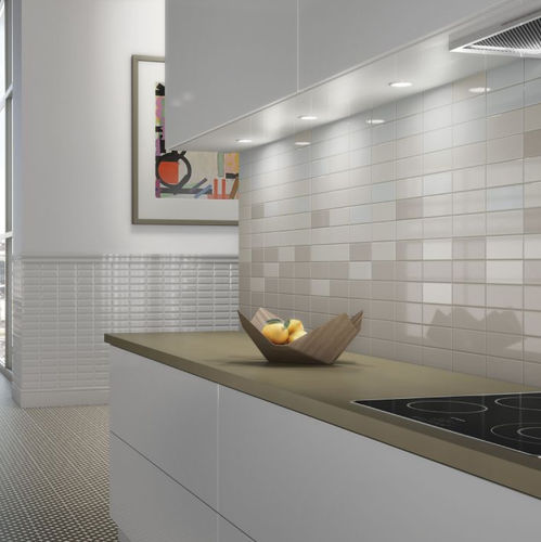 Piastrella in ceramica - BEVELED - CERAMICA CAS - liscia / lucida / da cucina
