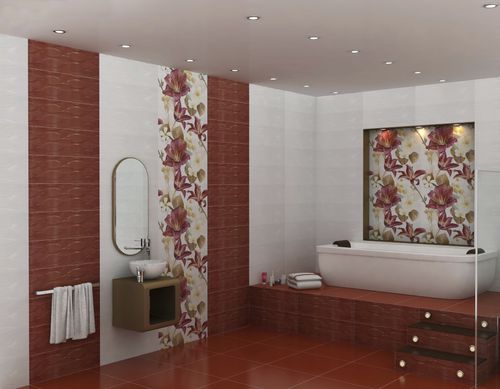 Piastrella in ceramica - TULIP - CLEOPATRA GROUP - 3D / levigata / da bagno