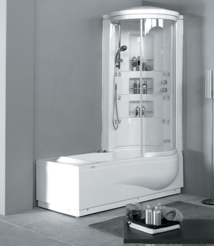 Vasca da bagno doccia d'angolo - STAR BOX - COLACRIL - da incasso / in acrilico