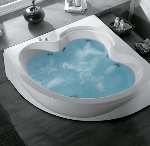 Vasca da bagno d'angolo - CLASSIC: FANTASY - COLACRIL - in acrilico / idromassaggio / bianca