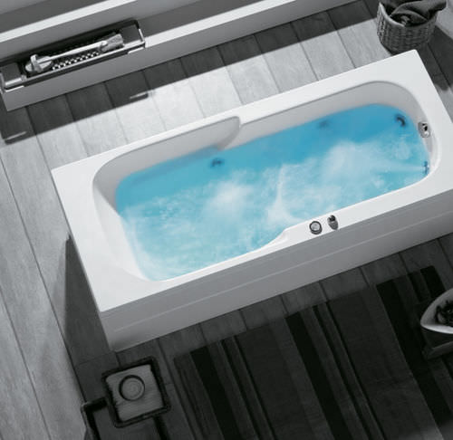 Vasca da bagno da appoggio - CLASSIC: ASTRA - COLACRIL - in acrilico / idromassaggio / bianca