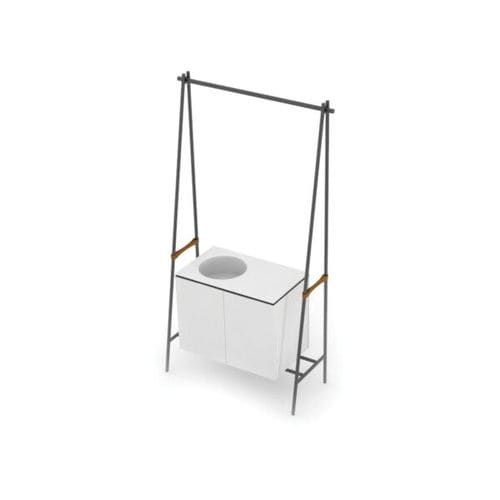 Mobile lavabo doppio - ALTALENA - COLAVENE - da appoggio / in legno / in metallo