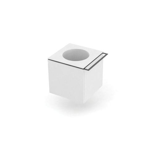 Mobile lavabo sospeso - CUBO - COLAVENE - in legno / contemporaneo / con armadietto integrato
