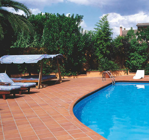 Piastrella in terracotta - ROSATO NATURA - COTTO FURNO' - opaca / da esterno / per bagnasciuga di piscina