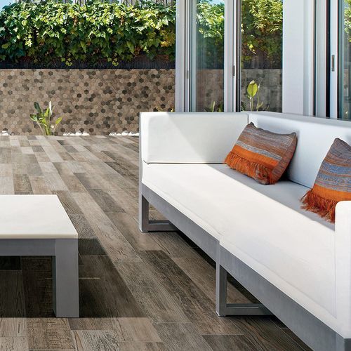 Piastrella in gres porcellanato - BARN WOOD - DOM CERAMICHE - levigata / da interno / da bagno