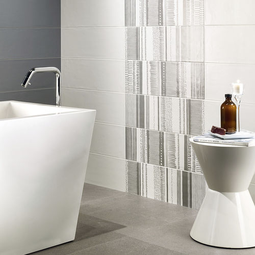 Piastrella in gres porcellanato - SMOOTH - DOM CERAMICHE - a rilievo / da interno / da bagno