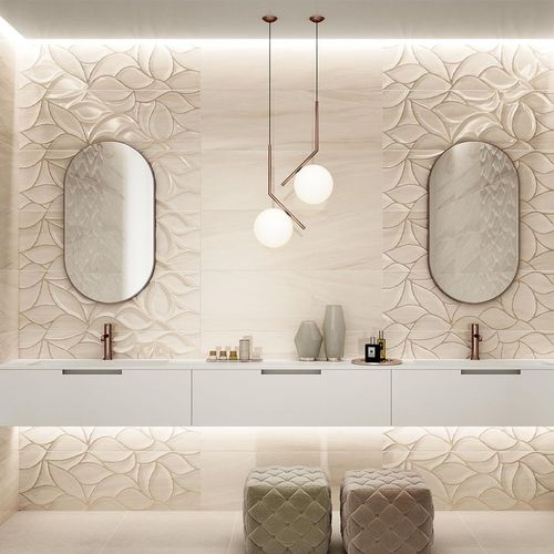 Piastrella in gres porcellanato - CASTLE - DOM CERAMICHE - levigata / da interno / da bagno
