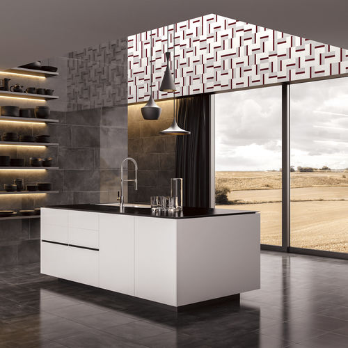 Piastrella in ceramica - EVOLUTION - DOMINO - levigata / da cucina / da bagno