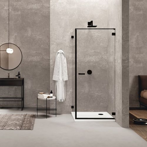 Parete doccia battente - G0-TW1 L - DUKA - in vetro temprato
