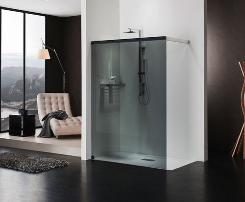 Parete doccia fissa - LIBERO 5000: FQS-F L - DUKA - d'angolo