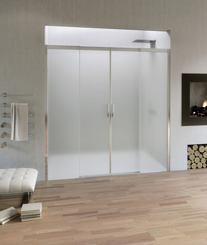Parete doccia scorrevole - ACQUA R 5000: QT4 - DUKA - a nicchia / con telaio