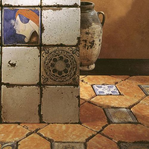 Piastrella in ceramica - COLLEZIONI D'AUTORE - ECO CERAMICA - anticata / da interno / da parete