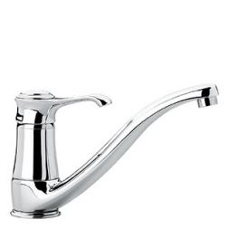 Miscelatore da appoggio - TIFFANY: 6095 SERIES - EMMEVI RUBINETTERIE - in metallo cromato / da cucina / 1 foro