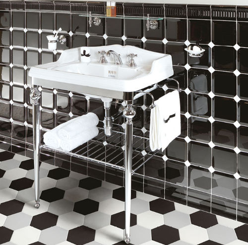 Supporto per lavabo in ottone lucidato - MENERVA - ETRURIA