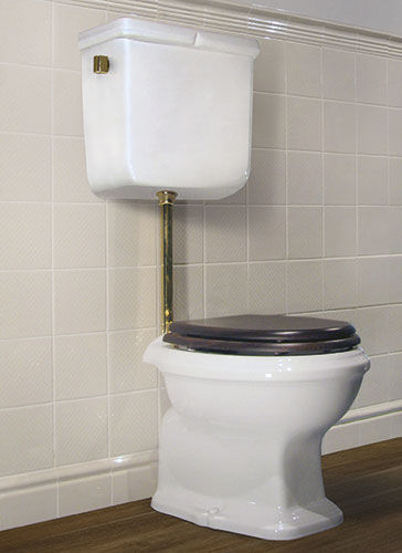 WC da appoggio - SATRES - ETRURIA - in ceramica / con cassetta a zaino / tradizionale