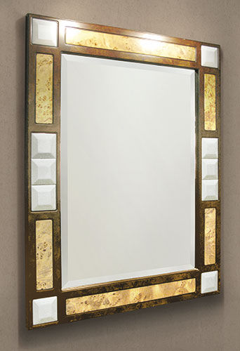 Specchio da bagno a muro - TUSCANIA - ETRURIA - classico / rettangolare / in legno