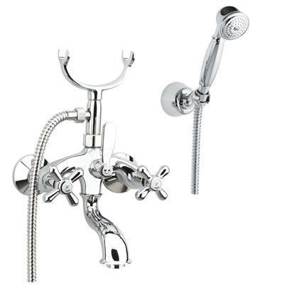 Miscelatore doppio comando da doccia - 26 CR 0611 - FIORE RUBINETTERIE - per vasca / da parete / in metallo cromato