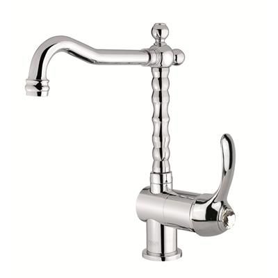 Miscelatore da appoggio - 84 CR 5414 - FIORE RUBINETTERIE - in metallo cromato / in cristallo Swarovski® / da cucina