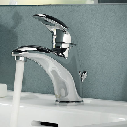 Miscelatore per lavabo - 43 CR 2510 - FIORE RUBINETTERIE - da appoggio / in metallo cromato / da bagno