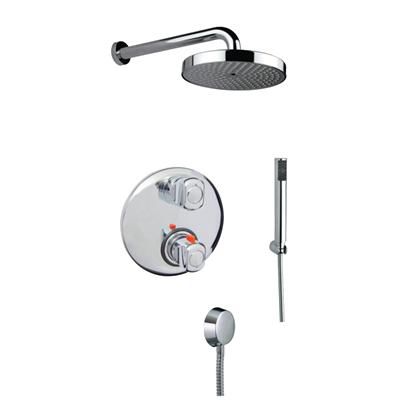 Set doccia da incasso a muro - 36 CR 0929 - FIORE RUBINETTERIE - contemporaneo / con doccia a mano / termostatico