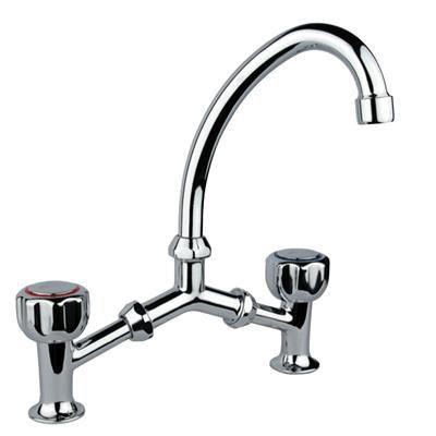Miscelatore doppio comando per lavabo - 14 CR 0243 - FIORE RUBINETTERIE - da appoggio / in ottone cromato / da bagno