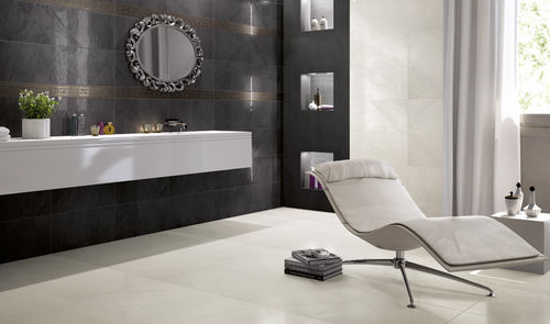 Piastrella in ceramica - CRYSTAL - FONDOVALLE - a rilievo / levigata / da interno