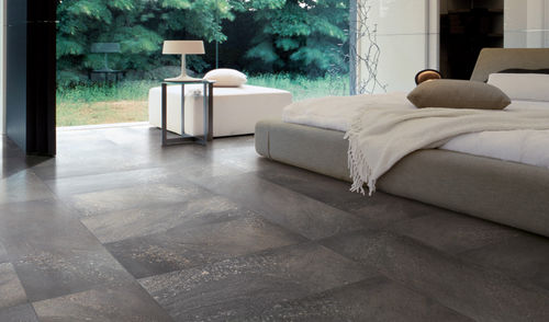 Piastrella in ceramica - TIGER ROCK WHITE - FONDOVALLE - levigata / da interno / da esterno