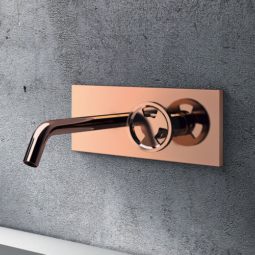 Miscelatore per lavabo - TIB11 - GEDA - da parete / in ottone cromato / da bagno