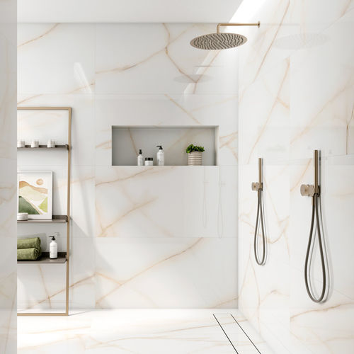Piastrella in ceramica smaltata - VILU  - GEOTILES - lucida / da interno / da bagno