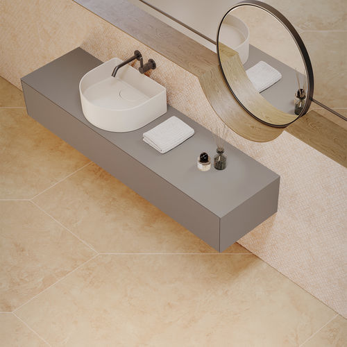 Piastrella in gres porcellanato - AROMAS - GIGACER - da interno / da bagno / da sala