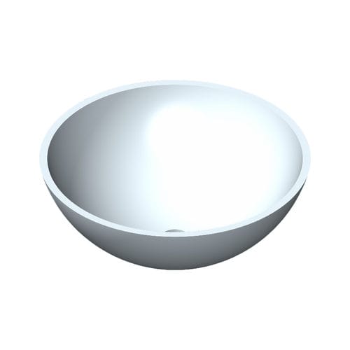 Lavabo da appoggio - 40400 - GRAFF - in ceramica / in Corian® / rotondo