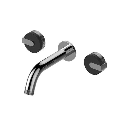 Miscelatore doppio comando per lavabo - E-11530-T - GRAFF - da parete / in metallo cromato / da bagno